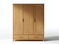Armadio in legno rovere naturale 150x55x185 cm per camera da letto - stile moderno