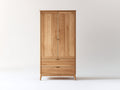 Armadio in legno rovere naturale 115x55x185 cm per camera da letto - stile moderno