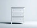 Cassettiera in legno bianco 80x42x92 cm per camera da letto - stile classico moderno