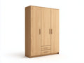 Armadio in legno rovere chiaro 140x55x195 cm per camera da letto - stile moderno