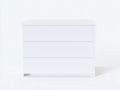 Cassettiera in legno bianco 90x42x80 cm per camera da letto - stile moderno